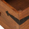 vidaXL Coffee Table Solid Acacia Wood Honey Finish 110x55x35 cm