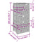 vidaXL Storage Unit with 6 Baskets 47x37x100 cm Water Hyacinth