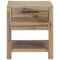 vidaXL Nightstand with Drawer 40x30x48 cm Solid Acacia Wood