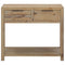 vidaXL Console Table 82x33x73 cm Solid Acacia Wood