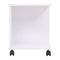 vidaXL Rolling Shelf 50x35x42 cm White