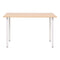 vidaXL Dining Table 120x60x73 cm Oak and White