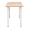 vidaXL Dining Table 120x60x73 cm Oak and White