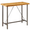vidaXL Bar Table Solid Reclaimed Teak 120x58x106 cm