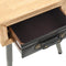 vidaXL Bedside Table Solid Fir Wood 43x38x50 cm