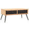 vidaXL Coffee Table Solid Fir Wood 115x55x50 cm