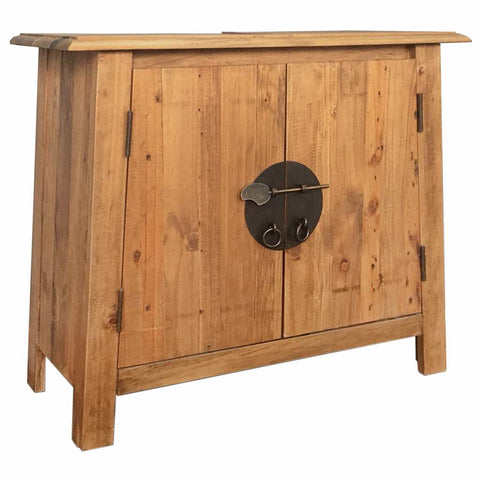 vidaXL Bathroom Vanity Cabinet Solid Pinewood 70x32x63 cm