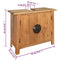 vidaXL Bathroom Vanity Cabinet Solid Pinewood 70x32x63 cm