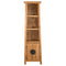 vidaXL Freestanding Bathroom Cabinet Solid Pinewood 48x32x170 cm
