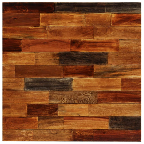 vidaXL Bar Set 3 Pieces Solid Reclaimed Wood and Genuine Goat Leather