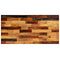 vidaXL Bar Set 5 Pieces Solid Reclaimed Wood and Genuine Goat Leather