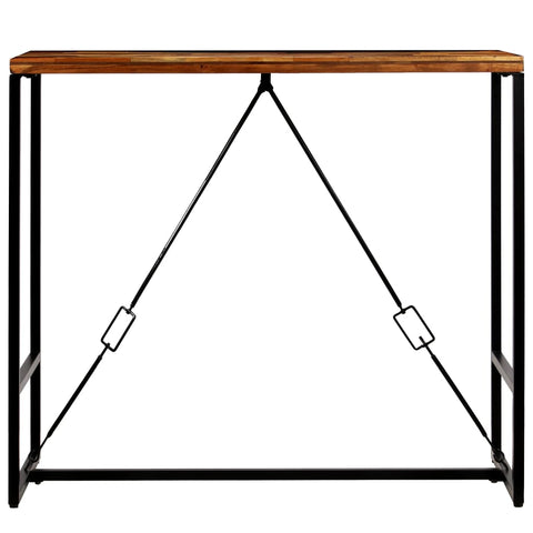 vidaXL Bar Table Solid Reclaimed Wood 120x60x106 cm