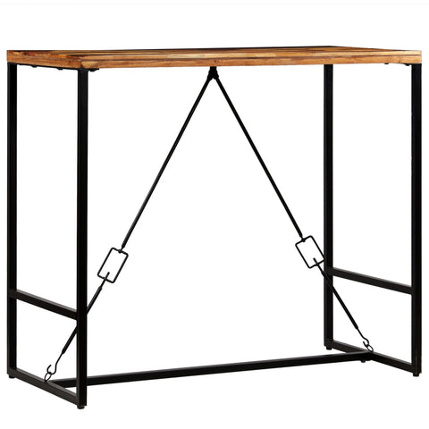 vidaXL Bar Table Solid Reclaimed Wood 120x60x106 cm