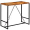 vidaXL Bar Table Solid Reclaimed Wood 120x60x106 cm