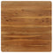vidaXL Dining Table Solid Acacia Wood and Steel 75x75x76 cm