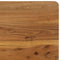 vidaXL Dining Table Solid Acacia Wood and Steel 75x75x76 cm