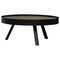 vidaXL Coffee Table Concrete Top 74x32 cm