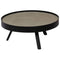 vidaXL Coffee Table Concrete Top 74x32 cm