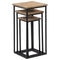 vidaXL 3 Piece Plant Table Set Reclaimed Teak