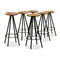 vidaXL Bar Set 7 Pieces Solid Acacia and Reclaimed Wood