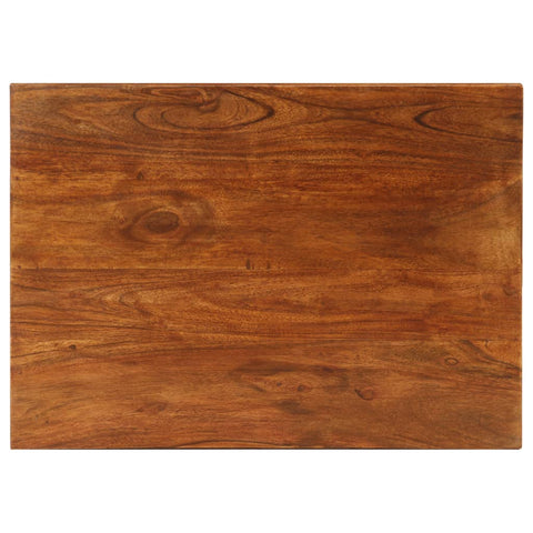 vidaXL Nesting Table Set 3 Pieces Solid Acacia Wood 50x35x50 cm Brown