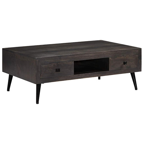 vidaXL Coffee Table Solid Mango Wood 100x60x35 cm