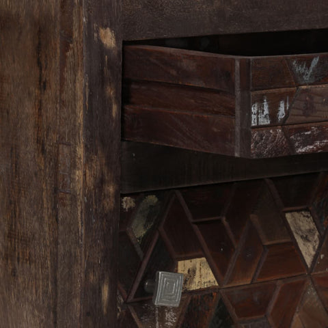 vidaXL Bedside Cabinet Solid Reclaimed Wood 40x30x50 cm