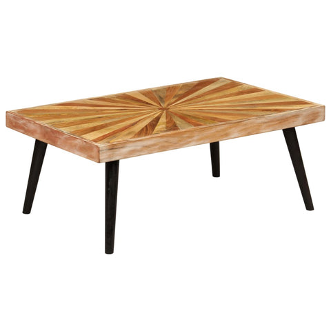 vidaXL Coffee Table Solid Mango Wood 90x55x36 cm
