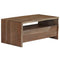 vidaXL Coffee Table Solid Acacia Wood Live Edges 90x50x40 cm Grey