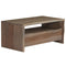 vidaXL Coffee Table Solid Acacia Wood Live Edges 90x50x40 cm Grey