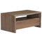 vidaXL Coffee Table Solid Acacia Wood Live Edges 90x50x40 cm Grey