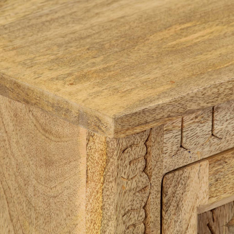 vidaXL Bedside Table Solid Mango Wood 40x30x50 cm