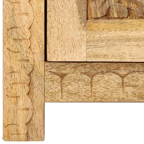 vidaXL Bedside Table Solid Mango Wood 40x30x50 cm