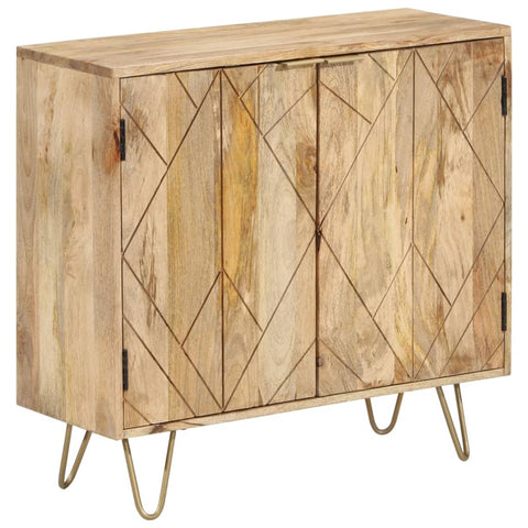 vidaXL Sideboard 80x30x75 cm Solid Wood Mango