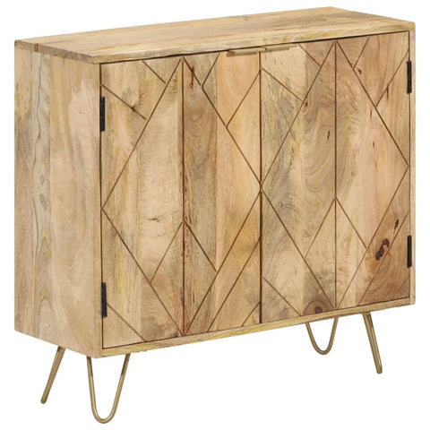 vidaXL Sideboard 80x30x75 cm Solid Wood Mango