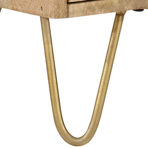 vidaXL Sideboard 80x30x75 cm Solid Wood Mango