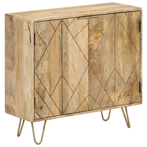 vidaXL Sideboard 80x30x75 cm Solid Wood Mango
