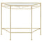 vidaXL Side Table Vintage Style Metal 87x34x73 cm Gold