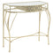 vidaXL Side Table French Style Metal 82x39x76 cm Gold