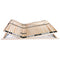 vidaXL Slatted Bed Base without Mattress with 28 Slats 7 Zones 100x200 cm