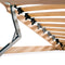 vidaXL Slatted Bed Base without Mattress with 28 Slats 7 Zones 120x200 cm