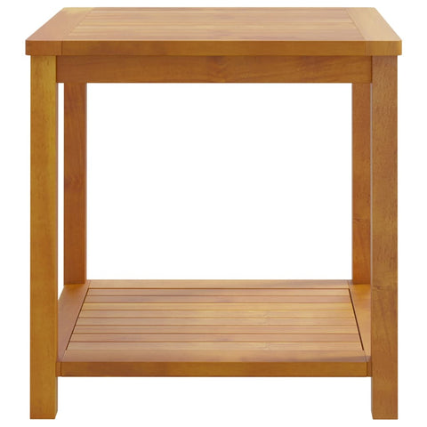 vidaXL Side Table Solid Acacia Wood 45x45x45 cm