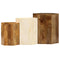vidaXL Coffee Table Set 3 Pieces Solid Mango Wood