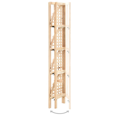 vidaXL Corner Shelf Cedar Wood 27x27x110 cm