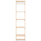 vidaXL Ladder Wall Shelf Cedar Wood 41.5x30x176 cm