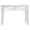 vidaXL Mirrored Console Table MDF and Glass 106.5x38x76.5 cm