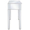 vidaXL Mirrored Console Table MDF and Glass 106.5x38x76.5 cm
