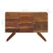 vidaXL Sideboard Brown Solid Reclaimed Wood 110x30x75 cm