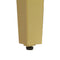 vidaXL Console Table Solid Mango Wood Grey with Brass 110x35x76 cm