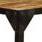 vidaXL Coffee Table Solid Rough Mango Wood and Steel 110 cm